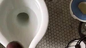 Feeling the intense pleasure of a good nut from masturbation