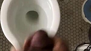 Feeling the intense pleasure of a good nut from masturbation