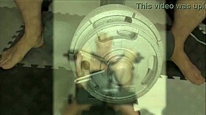 Professional training session with daddy.