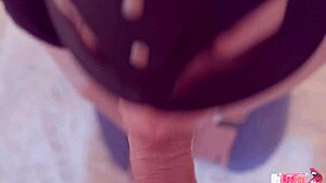 Mother-in-law's juicy pussy in doggystyle deepthroat