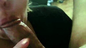 best blowjob ever from couple wife sloppy handjob milf blonde slut sexy