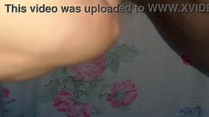 Big clit pulsing in hairy latina beaver teasing