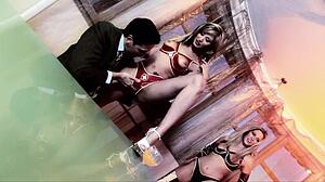 paige, how does that big cock feel in your shaved pussy?