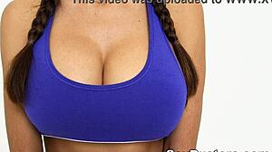 Khalifas booty shakes in ebony teen vintage retro ass action.