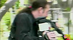 strapon creampies blonde lesbian slut