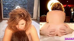 Big Tits Blonde Bent Over And Fucked In Jacuzzi