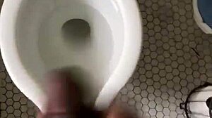 Feeling the intense pleasure of a good nut from masturbation