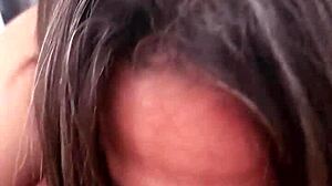 Hot latina milf teacher gives dirty talk blowjob to her student