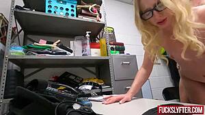 Shy student Kallie Taylor boldly steals a dress for her big date with the football player