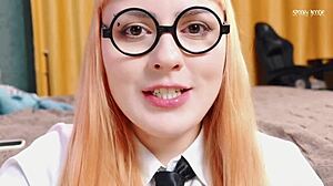 Pov fucking teacher with cheesy stinky asshole