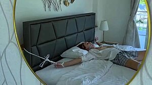 Busty College Babe Tied Up for Tickling, Spanking, and Bondage Play