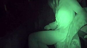 Jeny Smith Secretly Undresses in Crowded Movie Theater