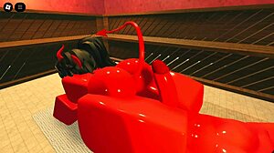 this demon girl seduces me with her hot oiled body in a sauna roblox