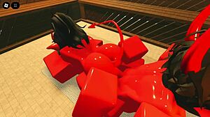 this demon girl seduces me with her hot oiled body in a sauna roblox