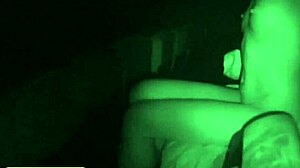 Jeny Smith Secretly Undresses in Crowded Movie Theater