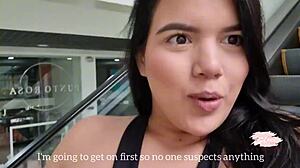 Date With A Stranger At The Mall And We Ended Up Having Sex In The Public Toilet - Savannah Watson