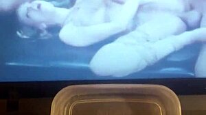 She casually masturbates in her room, enjoying the moment