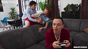 Athletic Redhead Bent Over For Intense Sex