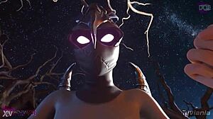 Ravage Cowgirl With Big Cock And Petite Anime Pussy!