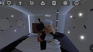 Blonde Slut in Bondage Gets Rough Blowjob and Kissing!