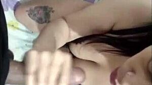 colombian latina sucks neighbors cock daily after husband leaves for work with creampie finish