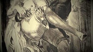 vintage erotic art featuring hairy beavers and retro scenes