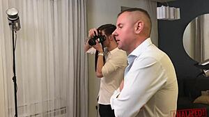 I fuck Amalia's ass hard and cover her in cum