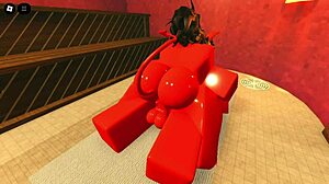this demon girl seduces me with her hot oiled body in a sauna roblox