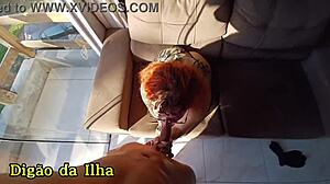 Wife with big ass boldly rides cowgirl on big cock, blows and gets doggystyle cum on bed