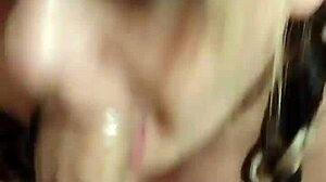 Hot Wife Practices Bj Tit Play With Spitting Choking Gagging