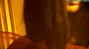 Lovely Brunette Dances Gracefully in Amateur Striptease Undressing