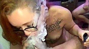 Dracarys blows smoke on dick 😈