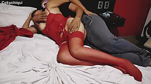 The cuckold watches his horny wife getting groped by amateurs