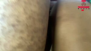 Big Black Cock Pounds Cute Ebony Stepsister Hardcore!