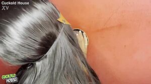 noiva quente chupa buceta primeira vez antes foder homem desconhecido gloryhole