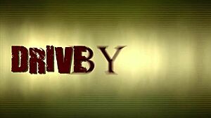 Blonde model gets banged in public through car window.