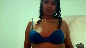 Chubby Prostitute Dances Funk, Shows Natural Tits And Pussy To Camera