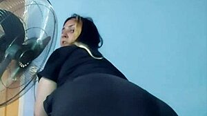 oh man, this bbw is teasing me with her tight shorts, her big ass and bubble butt making me so horny, i wanna rip them off and fuck her fat pussy hard