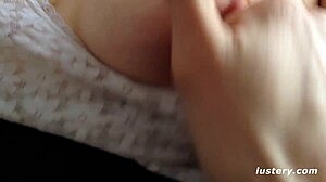 Poppy and Danny engage in homemade submission with slapping and tickling