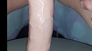 Can you believe this couple's homemade sex with toys and pussy play?