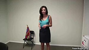 I'm the mexican teen giving a handjob to a monster cock, feeling every inch