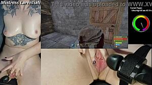 goth gamer girl masturbating naked?