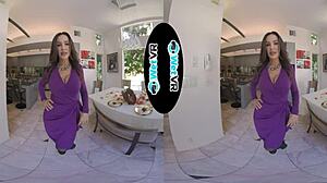 Allie addison boldly fucks horny landlord in vr