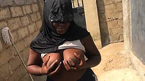 Bitch With Nice Boobs Banged Hard Outdoor