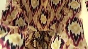 She gives a blowjob in public