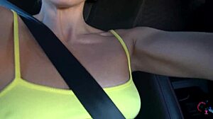 Mandy Waters gets horny and rough doggystyle fucks at home