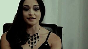 Avi Love enjoys performing blowjobs with deepthroat and gagging