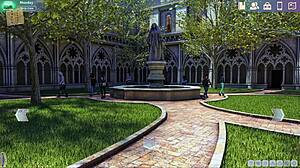 Lust Academy 38: Curvy Cutie In Fat Outfit Teases In 3D