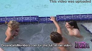 Naked Coeds At Spring Break Party