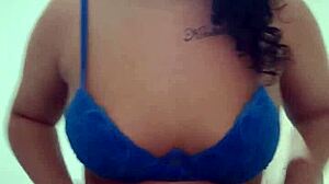 Chubby Prostitute Dances Funk, Shows Natural Tits And Pussy To Camera